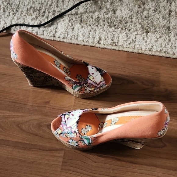 Ed Hardy Vintage Wedge - Picture 1 of 4